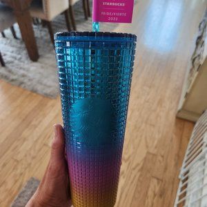 Starbucks limited edition rainbow pride tumbler 24 oz